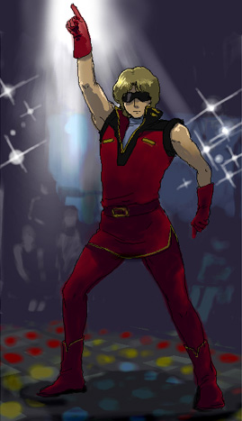 char aznable and quattro bajeena (gundam and 2 more) drawn by red_comet