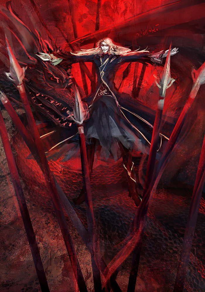 vlad iii (fate and 1 more) drawn by hideki