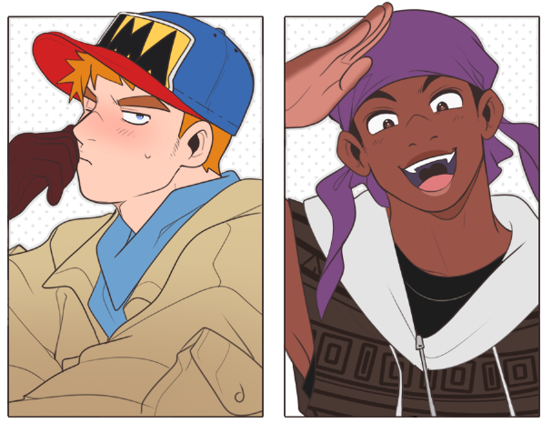 gray and kai (bokujou monogatari and 1 more) drawn by moosopp
