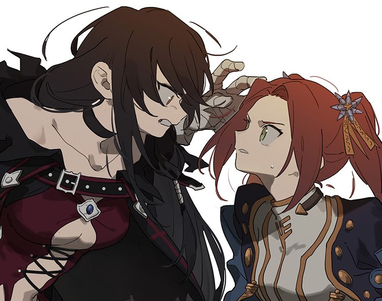 velvet crowe and eleanor hume (tales of and 1 more) drawn by ahn
