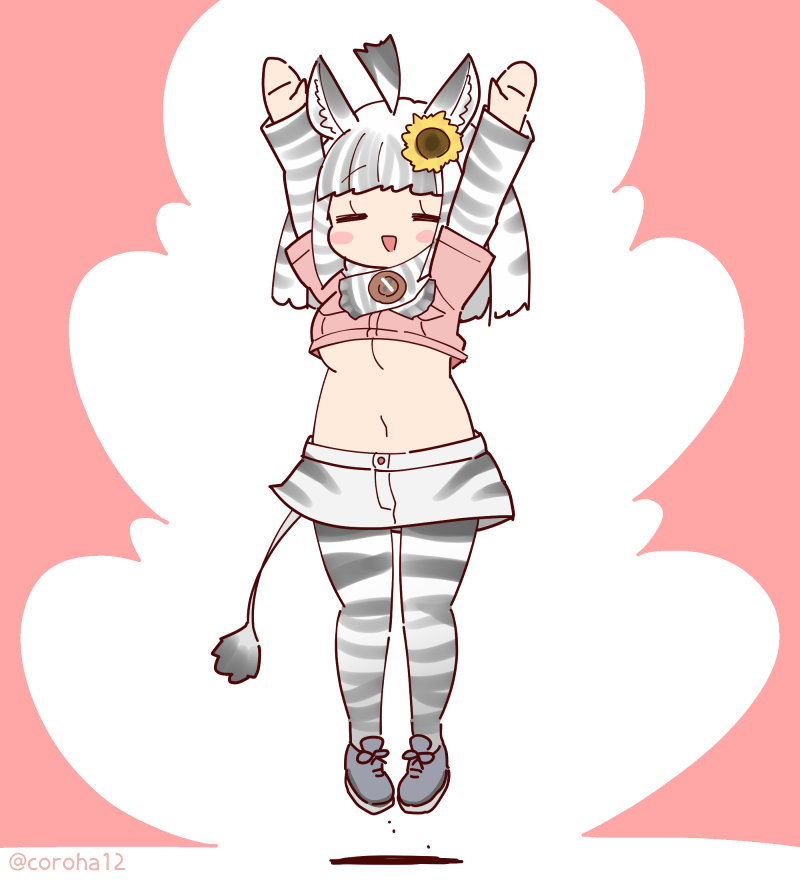 mountain zebra (kemono friends and 1 more) drawn by coroha