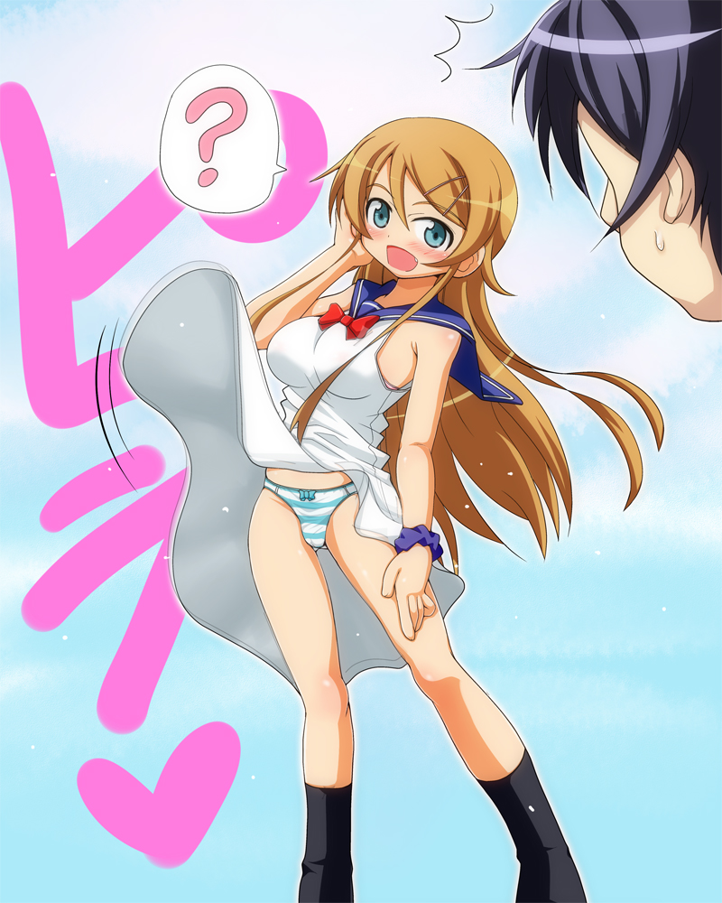 kousaka kirino and kousaka kyousuke (ore no imouto ga konna ni kawaii wake ga nai) drawn by inaba_fuyuki