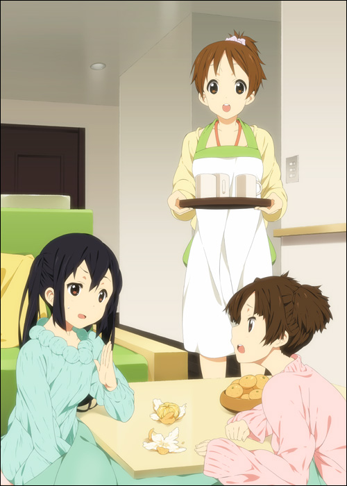 nakano azusa, hirasawa ui, and suzuki jun (k-on!) drawn by mizuki_makoto