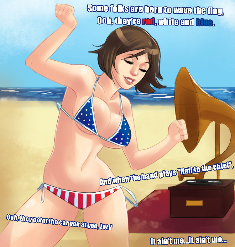 elizabeth (bioshock and 1 more) drawn by greenmarine
