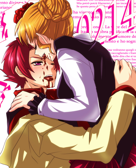 beatrice and ushiromiya battler (umineko no naku koro ni) drawn by uka_(color_noise)