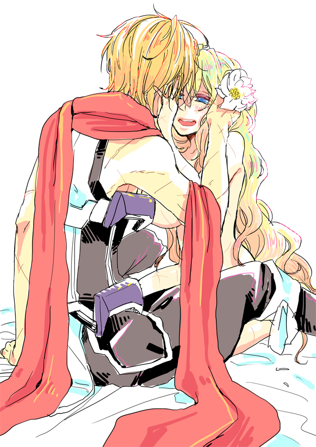 mary stuart and tenzou crossunite (kyoukaisenjou no horizon) drawn by hjm