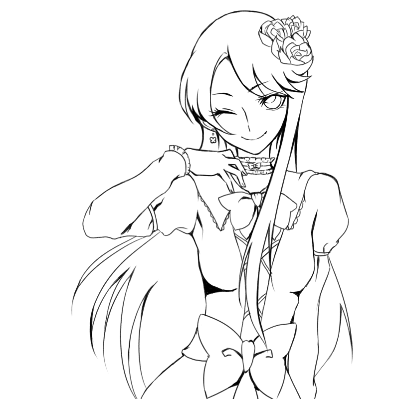 tsukikage yuri (precure and 1 more) drawn by tsukikage_oyama
