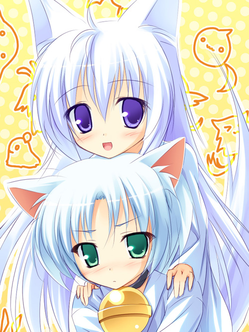 mito mashiro and rindou ruri (tenshinranman and 1 more)