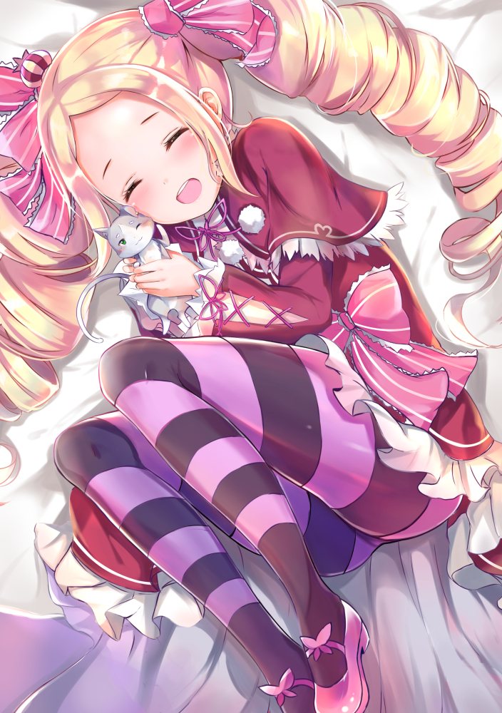 beatrice and puck (re:zero kara hajimeru isekai seikatsu) drawn by konka