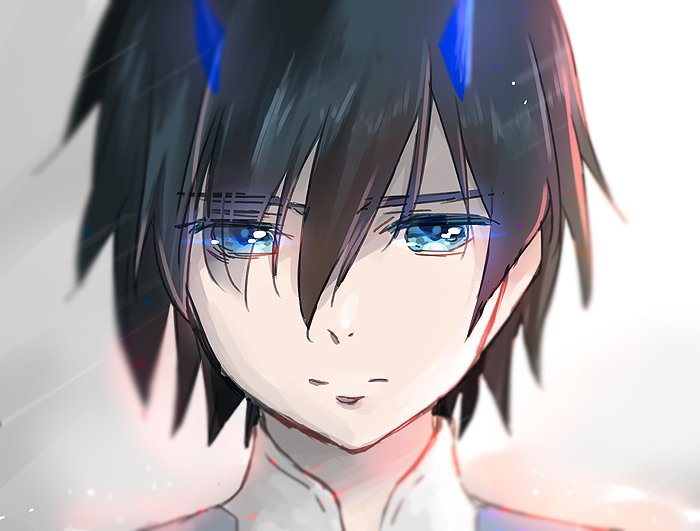 hiro (darling in the franxx) drawn by futami_(futamito)