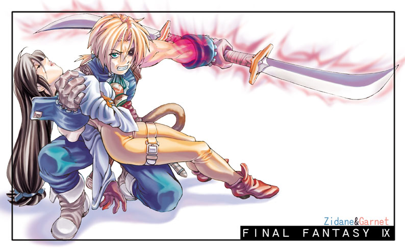 zidane tribal and garnet til alexandros xvii (final fantasy and 1 more)