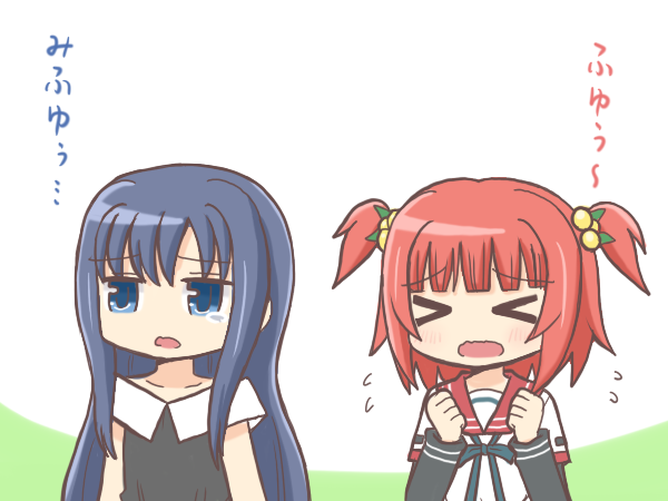 nanami yachiyo and akino kaede (mahou shoujo madoka magica and 1 more) drawn by reverse_(bluefencer)