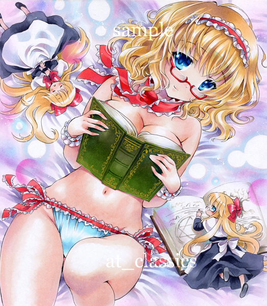 alice margatroid and shanghai doll (touhou) drawn by at_classics