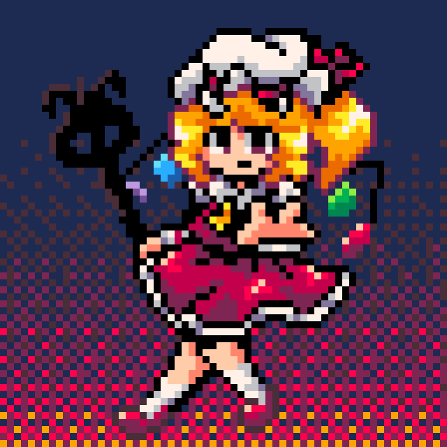 flandre scarlet (touhou and 1 more) drawn by thatartistann