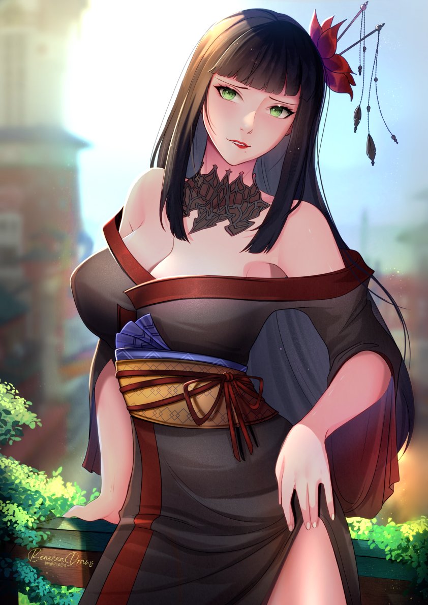 yotsuyu goe brutus (final fantasy and 1 more) drawn by beneceadraws