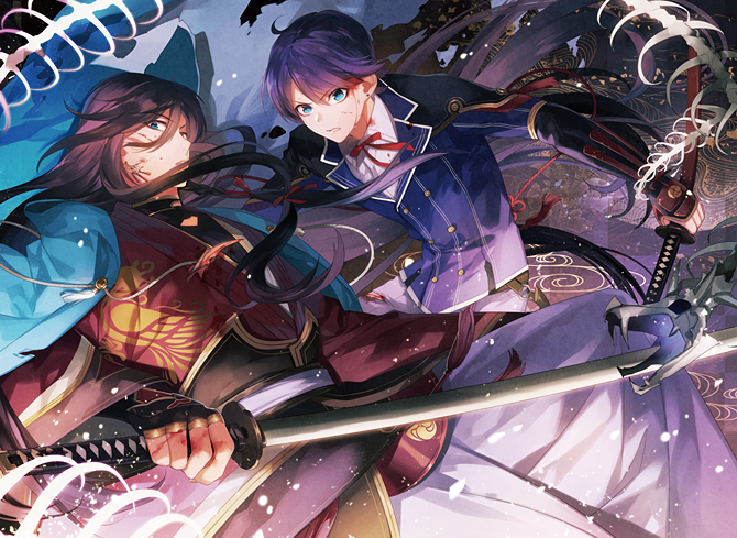 izumi-no-kami kanesada and horikawa kunihiro (touken ranbu) drawn by ariko