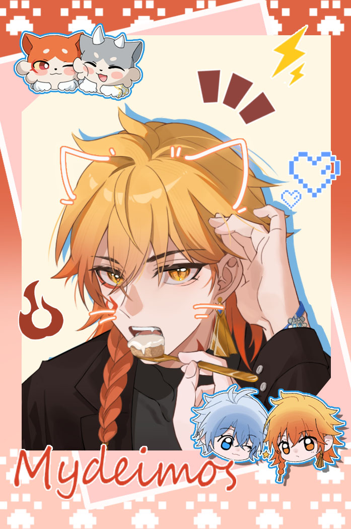 phainon and mydei (honkai and 1 more) drawn by jiangta6