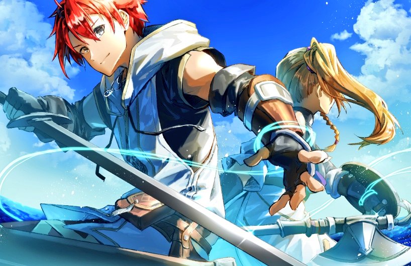 adol christin and karja balta (ys and 1 more) drawn by hwhh