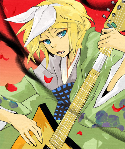 kagamine rin (vocaloid and 1 more) drawn by mizuiro21