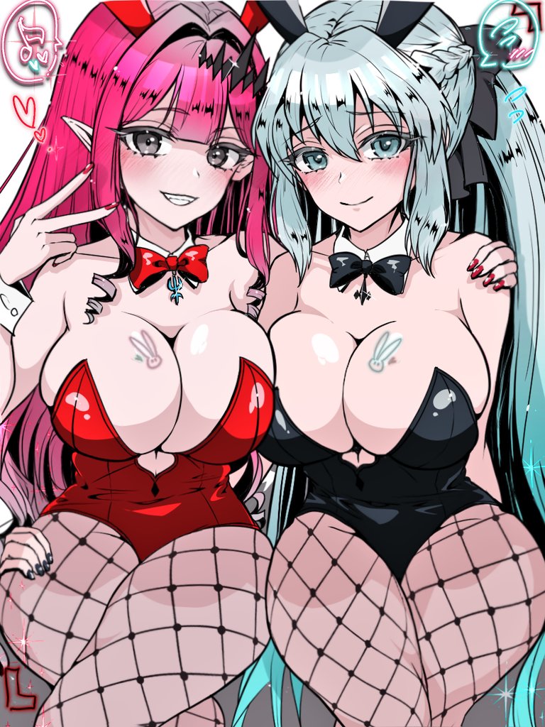 baobhan sith and morgan le fay (fate and 1 more) drawn by satou_nui