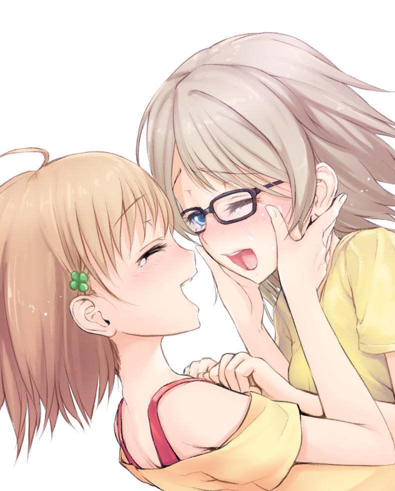 watanabe you and takami chika (love live! and 1 more) drawn by umeboshi_jin