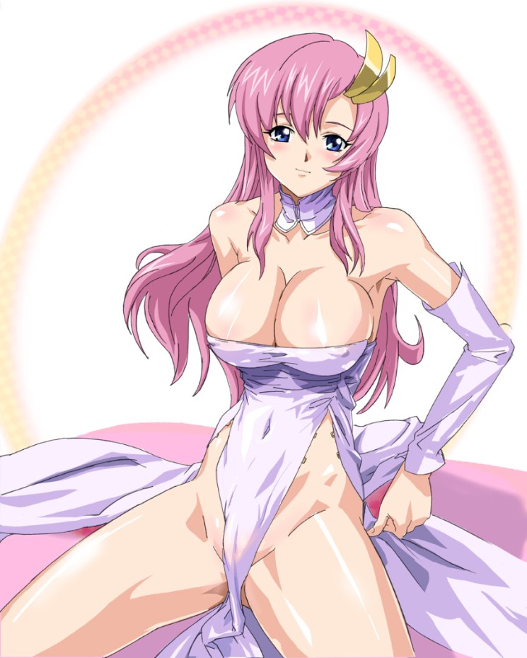lacus clyne (gundam and 2 more) drawn by lux_(alpa)