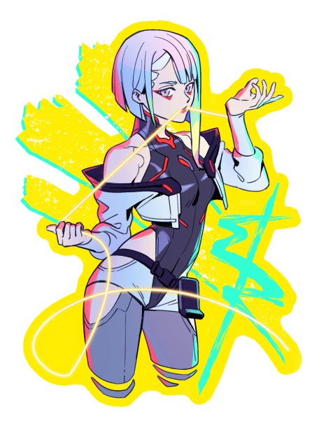 lucy (cyberpunk and 1 more) drawn by solthrys