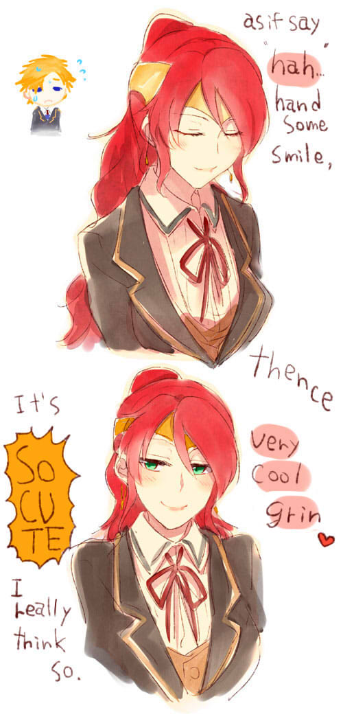 pyrrha nikos and jaune arc (rwby) drawn by sora_(efr)