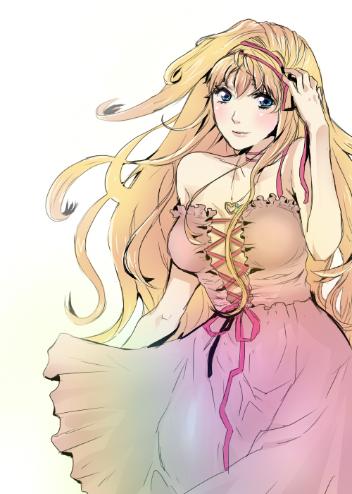 sheryl nome (macross and 1 more) drawn by woofin