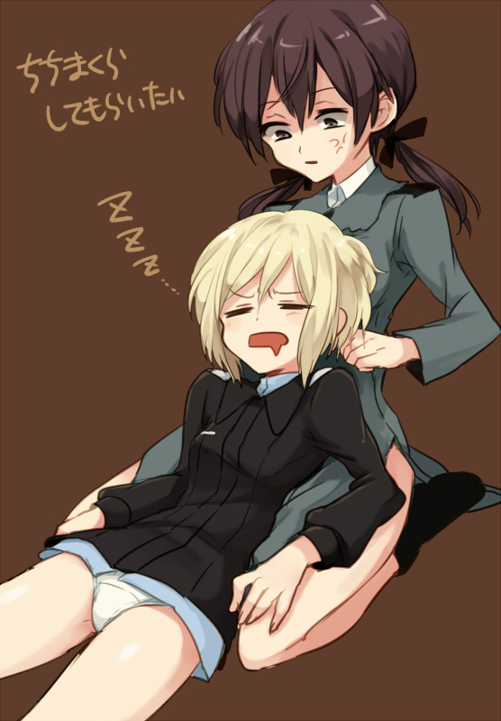 erica hartmann and gertrud barkhorn (world witches series and 1 more) drawn by kodamari