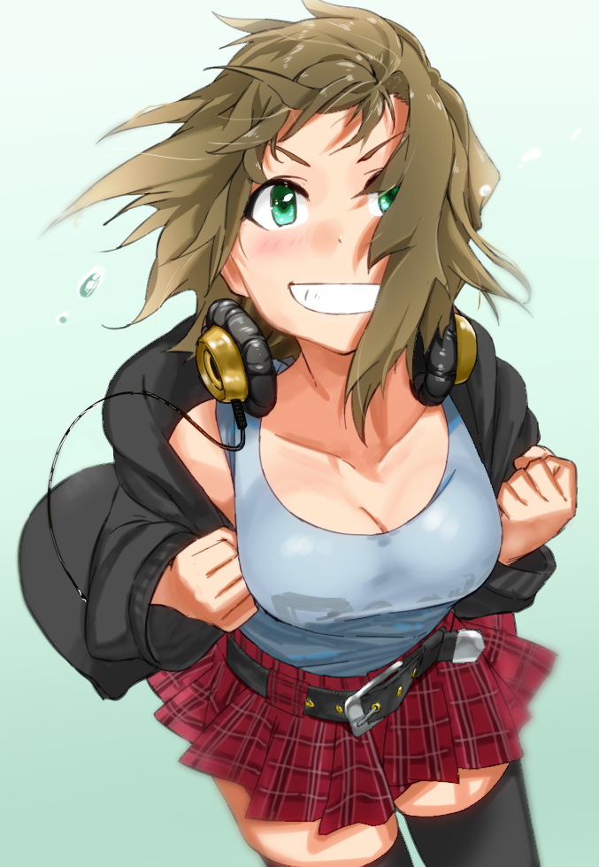tada riina (idolmaster and 1 more) drawn by apple_(ygbhjdbiulsg)
