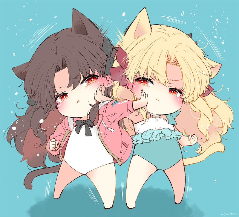 ereshkigal, ishtar, and space ereshkigal (fate and 1 more) drawn by azumi_(myameco)