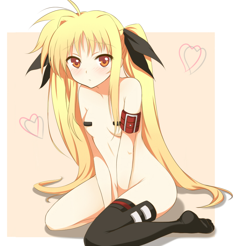 fate testarossa (lyrical nanoha and 1 more) drawn by violetshit