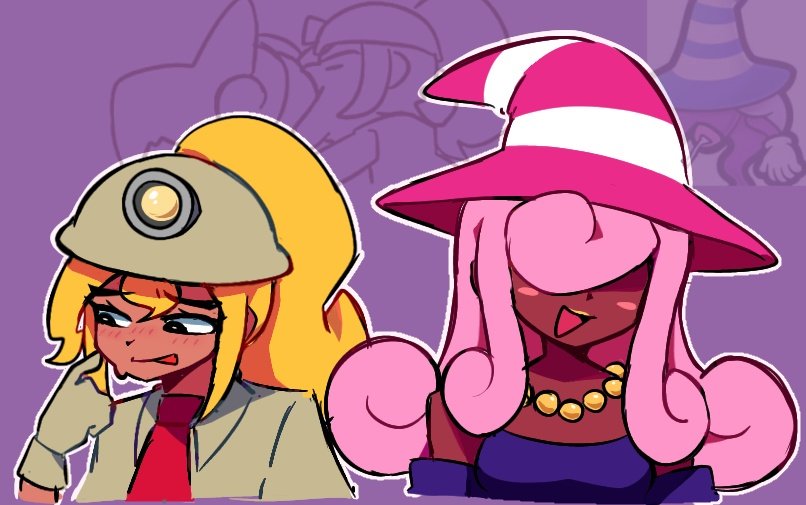 vivian, goombella, and beldam (mario and 2 more) drawn by z_zmag8