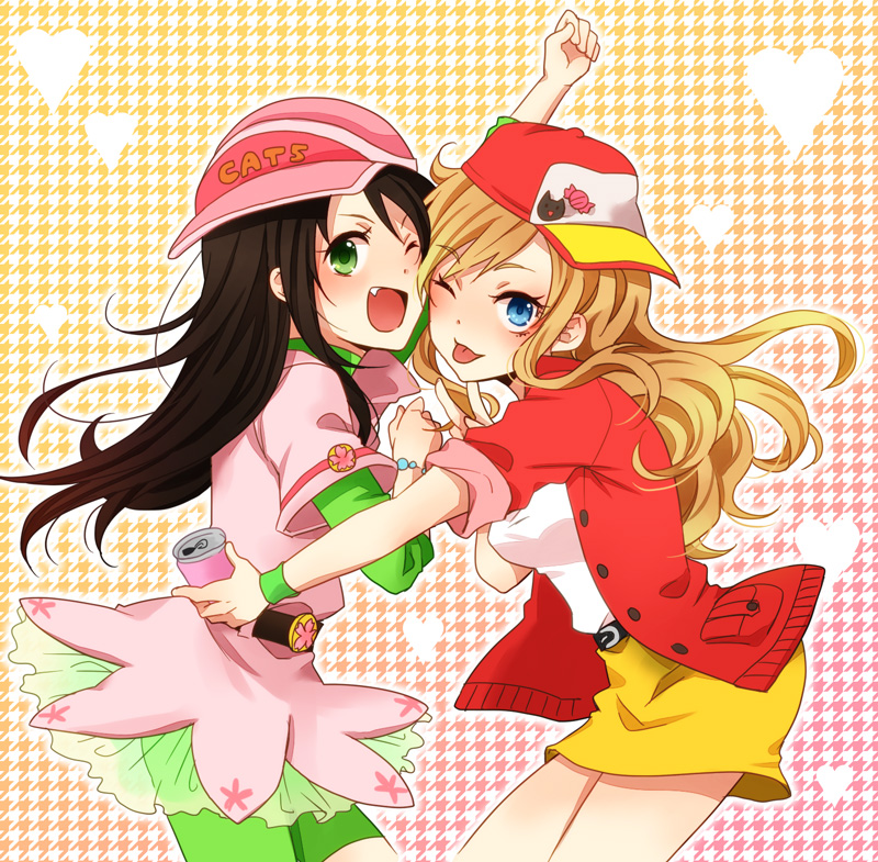 ohtsuki yui and himekawa yuki (idolmaster and 1 more) drawn by ritsuka_(spsc)