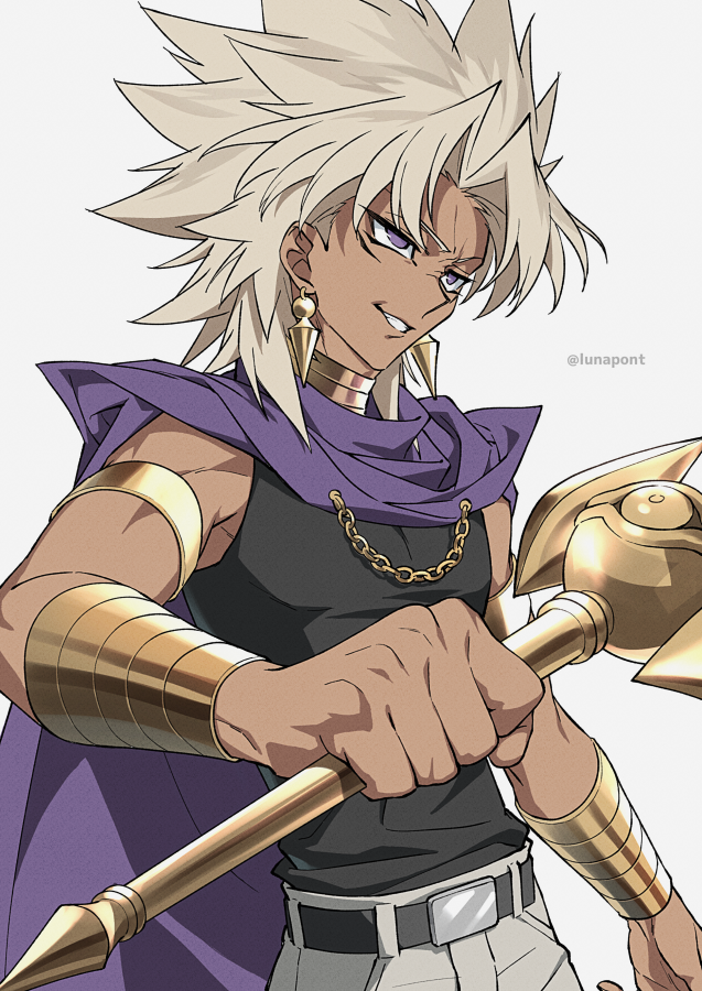 yami marik (yu-gi-oh! and 1 more) drawn by lunapont