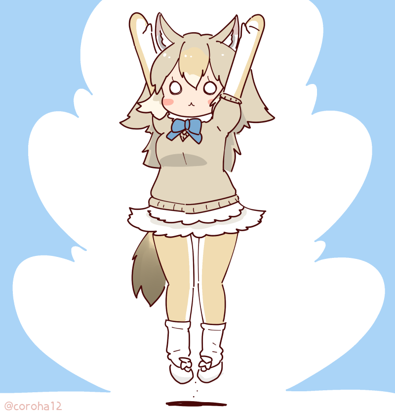 golden jackal (kemono friends and 1 more) drawn by coroha