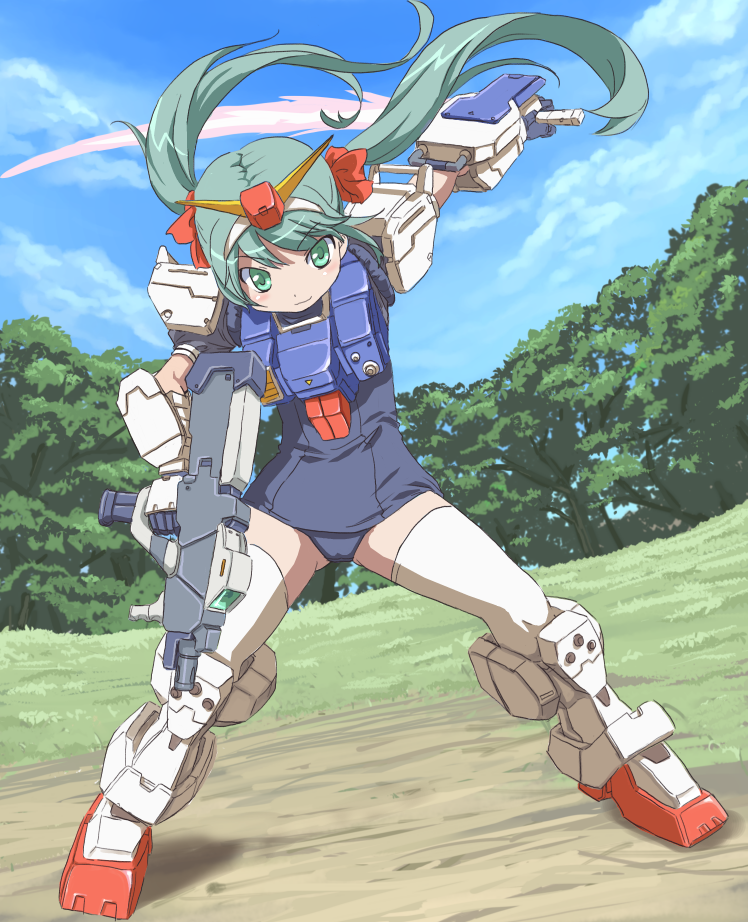 ground gundam (gundam and 1 more) drawn by goroplus