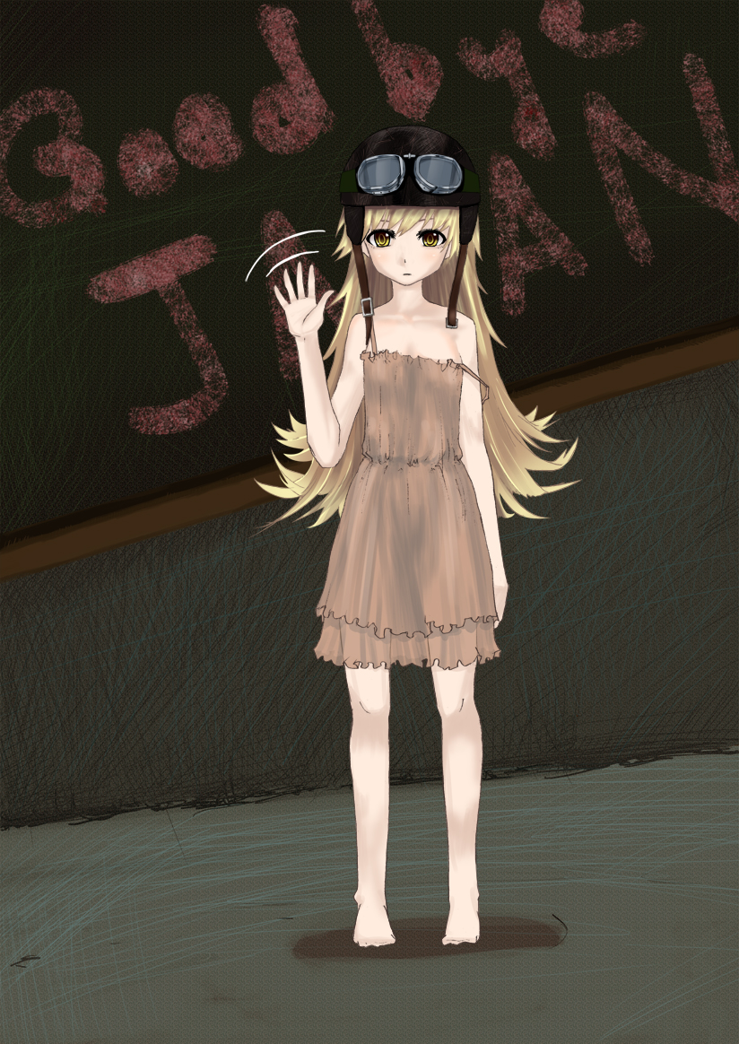 oshino shinobu (monogatari and 1 more) drawn by smine