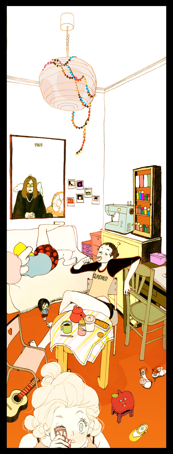 john lennon (original and 1 more) drawn by little_thunder