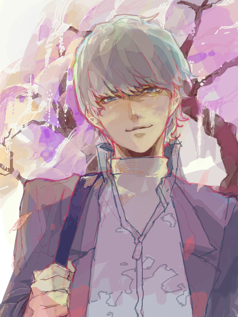 narukami yu (persona and 1 more) drawn by iiniku
