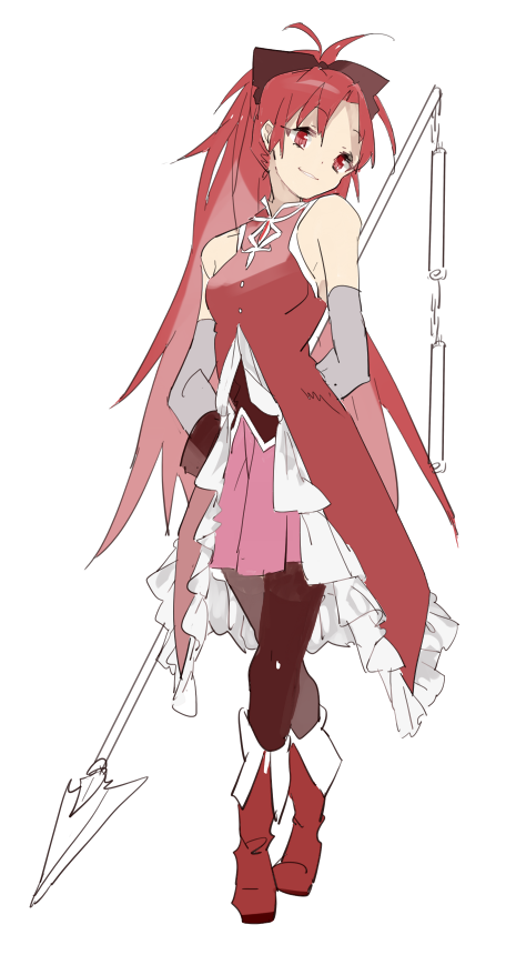 sakura kyoko (mahou shoujo madoka magica) drawn by rabbyxxx