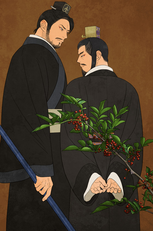 cao cao (shin sangoku musou and 1 more) drawn by chosan_(asa)