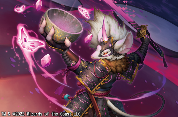 nezumi bladeblesser (magic: the gathering) drawn by kemonomichi_(blue_black)