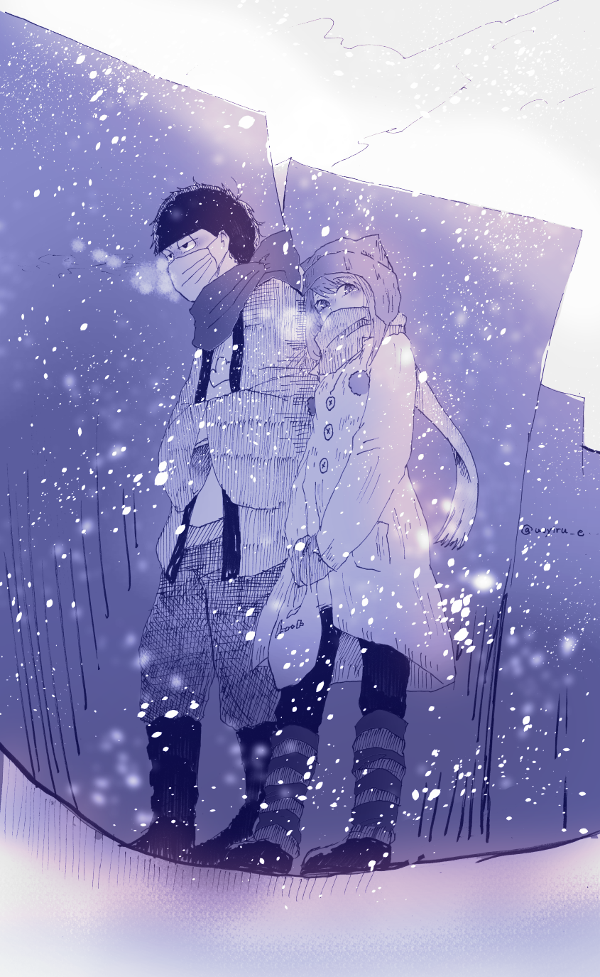 matsuno ichimatsu and hashimoto nyaa (osomatsu and 2 more) drawn by uriyou