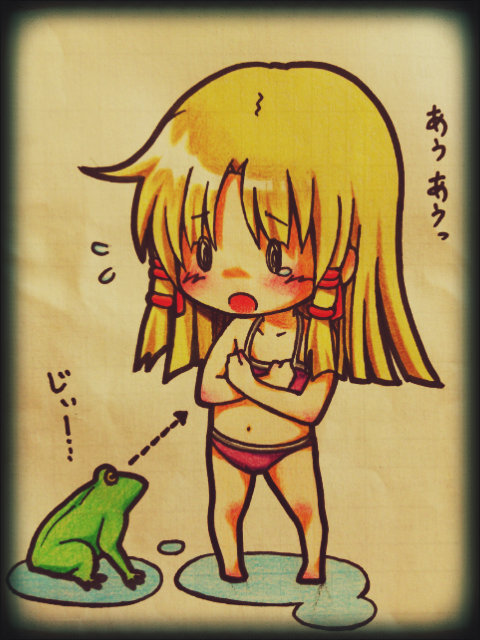 moriya suwako (touhou) drawn by nora_wanko