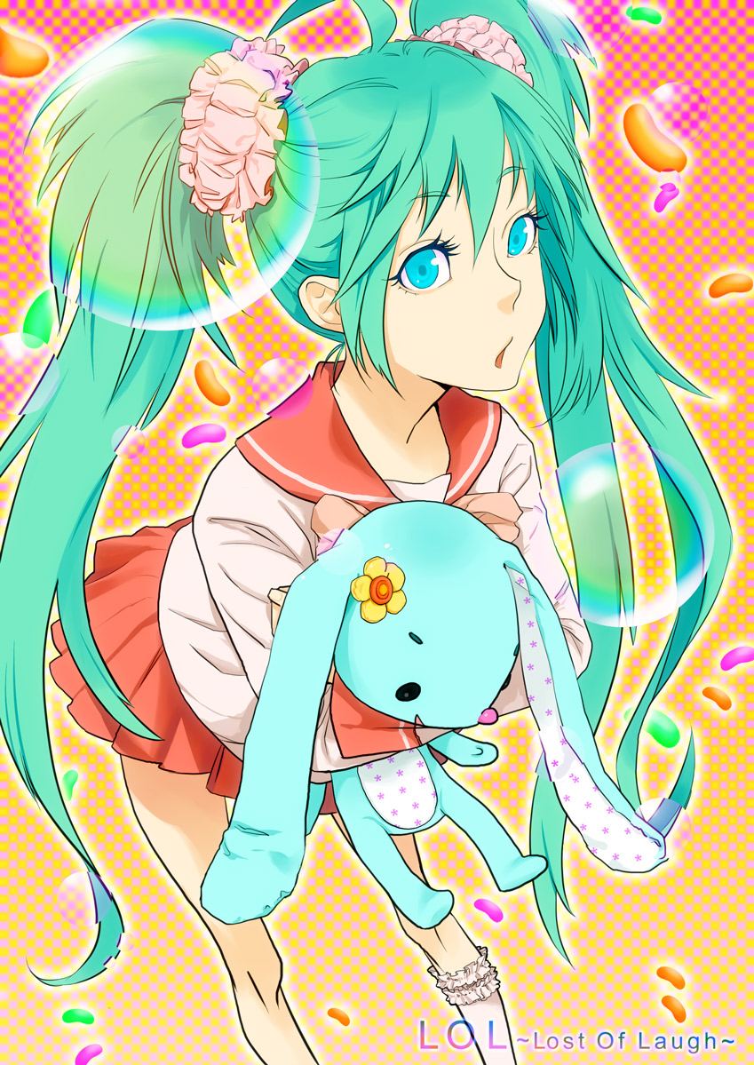 hatsune miku (vocaloid and 1 more) drawn by ninoude