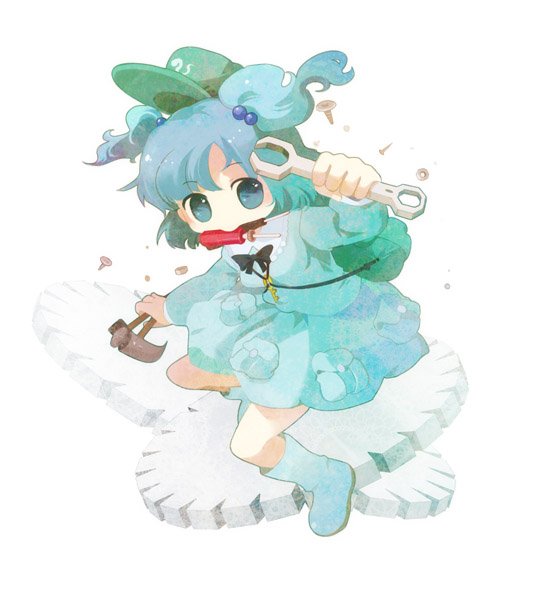 kawashiro nitori (touhou) drawn by chaba_(hortensia)