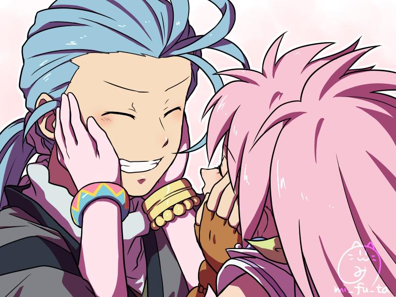 arche klein and chester burklight (tales of and 1 more) drawn by mifuta