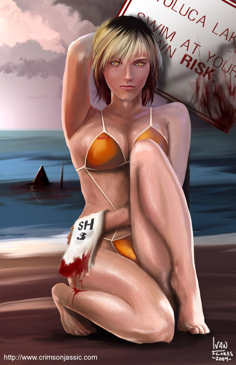 pyramid head and heather mason (silent hill and 2 more) drawn by ivan_flores